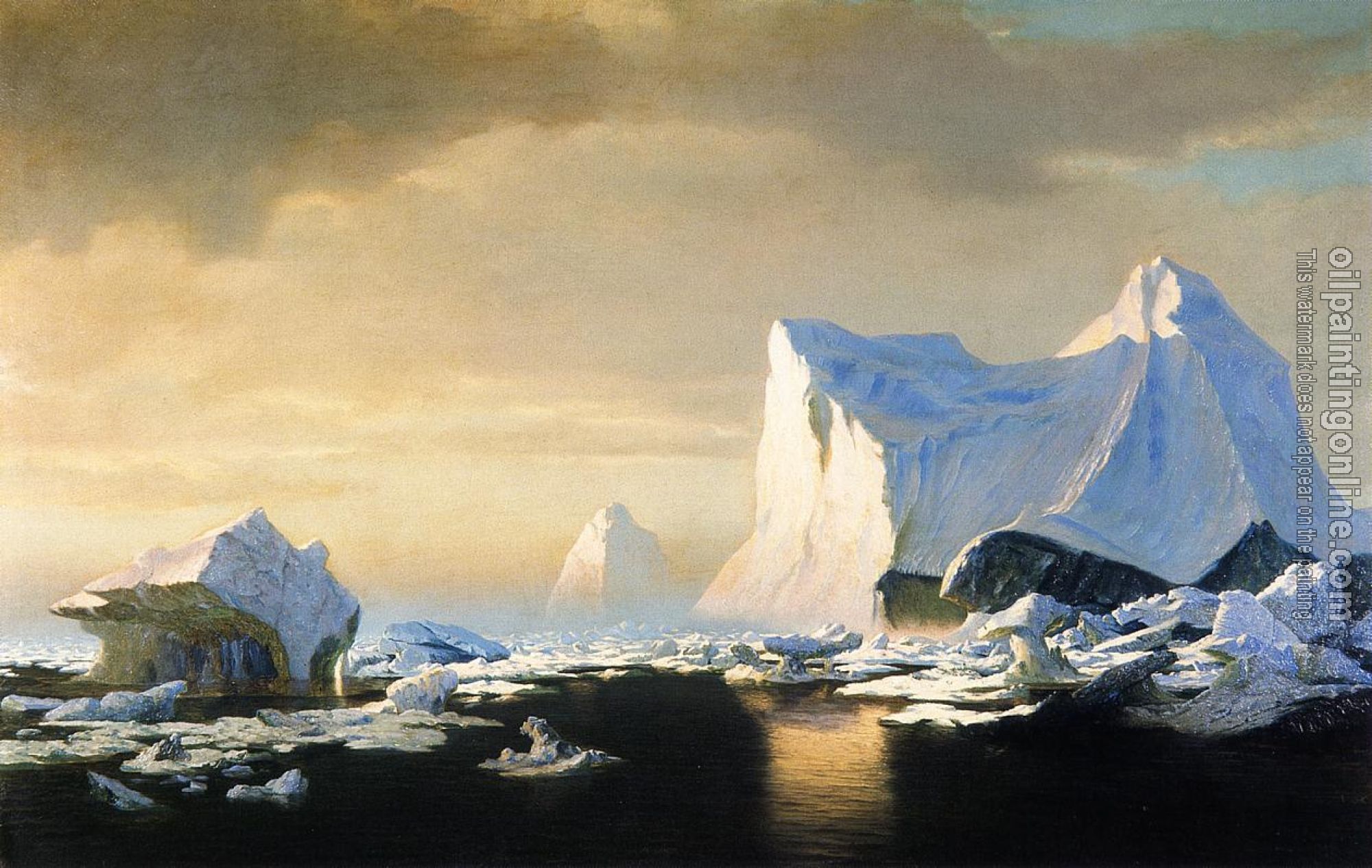 William Bradford - Icebergs in the Arctic William Bradford